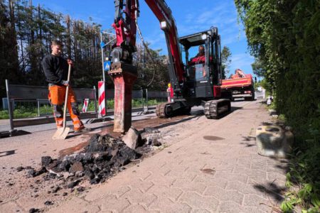 Bohr Aussenanlagen Bau Strassenbau
